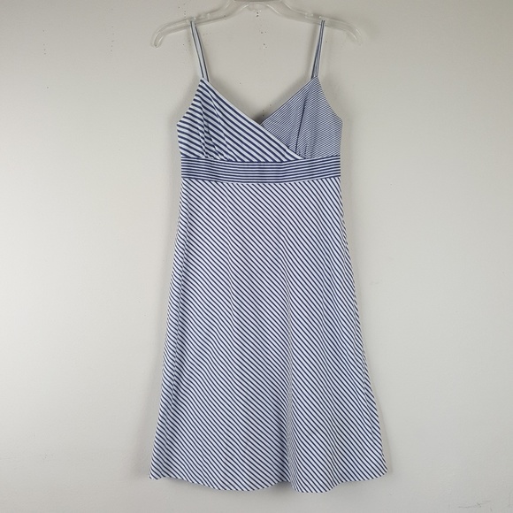 J. Crew Dresses & Skirts - J.Crew Blue White Stripe dress style 64176 sz P2
